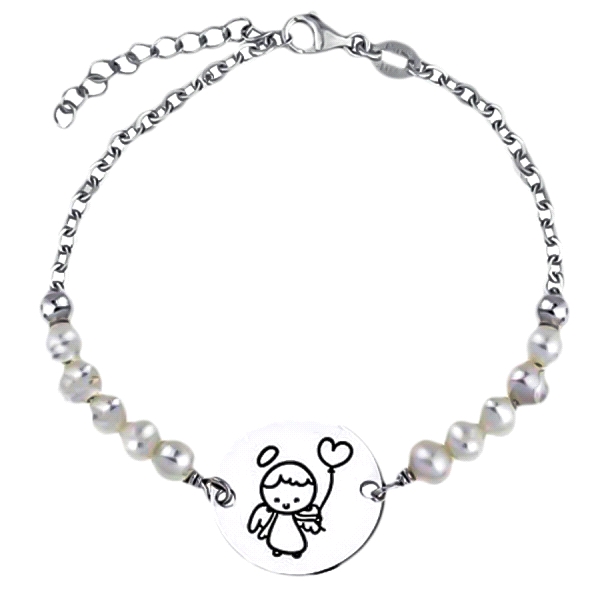 PULSERA COMUNION PLATA PRIMERA LEY 15+3