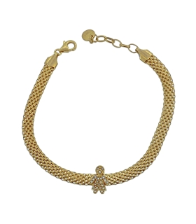 PULSERA NIÑA PLATA PRIMERA LEY 17 + 2 CM