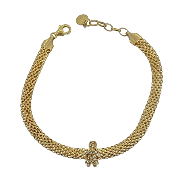 PULSERA NIÑA PLATA PRIMERA LEY 17 + 2 CM