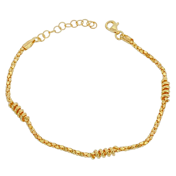 PULSERA JUVENIL PLATA PRIMERA LEY 18+3
