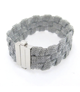 PULSERA PLATA 1ª LEY RODIADA