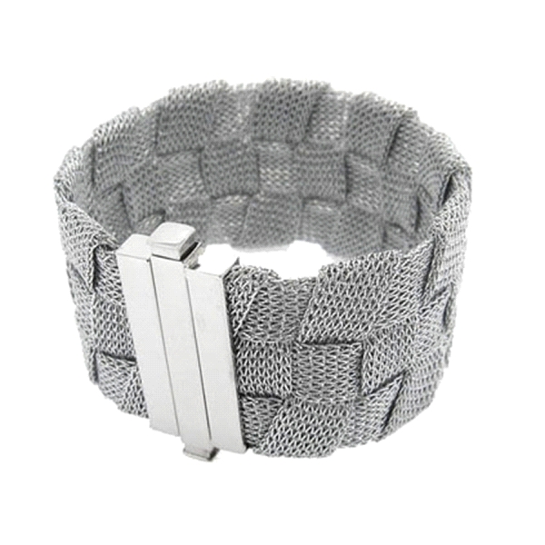 PULSERA PLATA PRIMERA LEY RODIADA