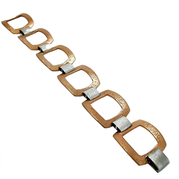 PULSERA MUJER PLATA PRIMERA LEY 19 CM