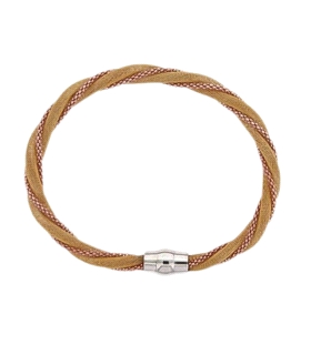 PLATA PULSERAS RODIO ORO HILO COBRE IMAN