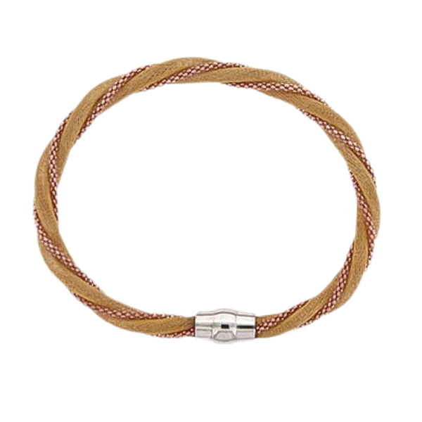 PLATA PULSERAS RODIO ORO HILO COBRE IMAN
