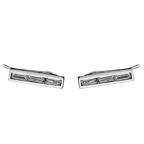 PENDIENTE TREPADOR PLATA 1ª LEY 3X15 MM