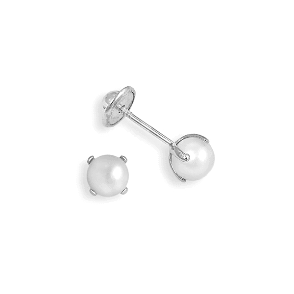 PENDIENTE NIÑA GARRAS PLATA 1ª LEY 4 MM