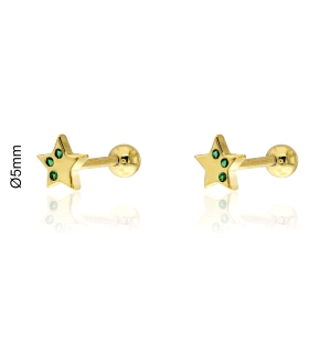 PENDIENTES LOLLIPOP PLATA 1ª LEY ESTRELL