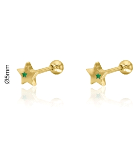 PENDIENTES LOLLIPOP PLATA 1ª LEY ESTRELL