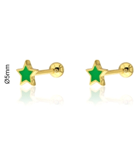 PENDIENTES LOLLIPOP PLATA 1ª LEY ESTRELL