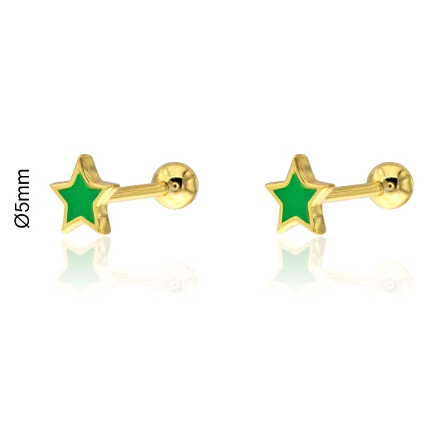 PENDIENTES LOLLIPOP PLATA 1ª LEY ESTRELL