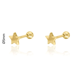 PENDIENTES LOLLIPOP PLATA 1ª LEY ESTRELL