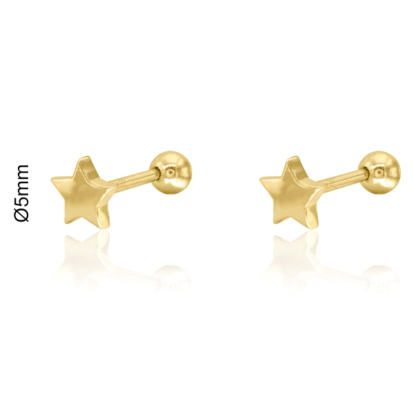 PENDIENTES LOLLIPOP PLATA 1ª LEY ESTRELL