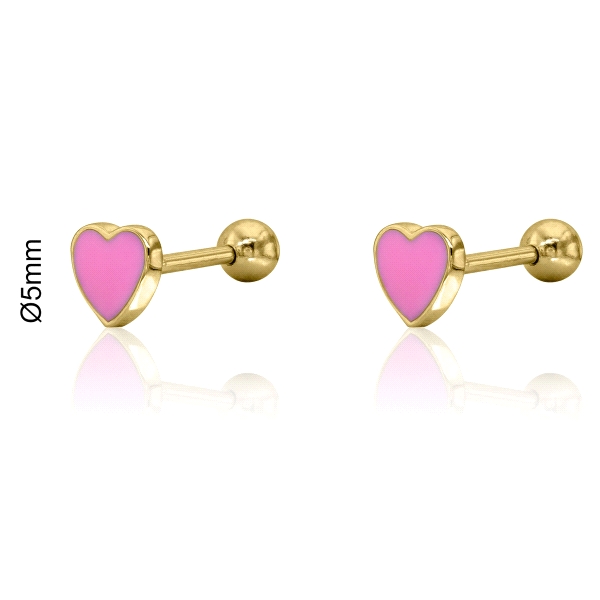 PENDIENTES LOLLIPOP PLATA 1ª LEY CORAZON