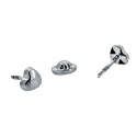 PENDIENTE CORAZON  PLATA 1ª LEY 4X4,5 MM