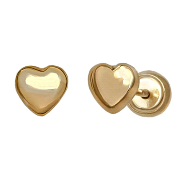 PENDIENTE CORAZON PLATA 1ª LEY CHAPADA
