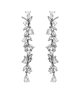 PENDIENTE NOVIA PLATA 1ª LEY 55 X 14 MM.