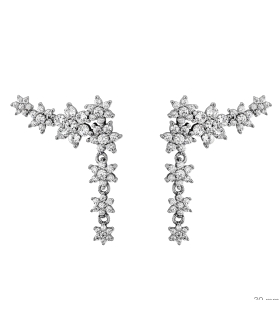 PENDIENTE NOVIA PLATA 1ª LEY 31 X 24 MM.