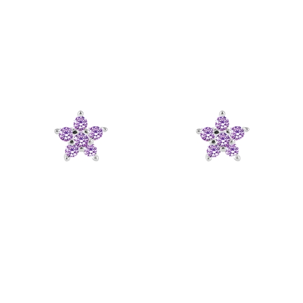 PENDIENTE ESTRELLA UNISEX PLATA 1ª LEY 4