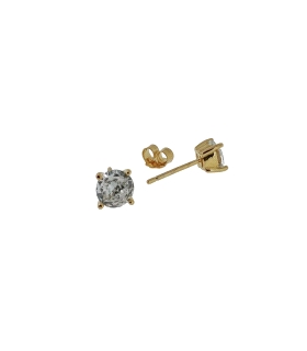 PENDIENTE UNISEX PLATA 1ª LEY CHAPADA 6
