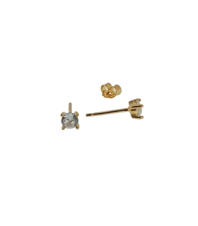 PENDIENTE UNISEX PLATA 1ª LEY CHAPADA 4