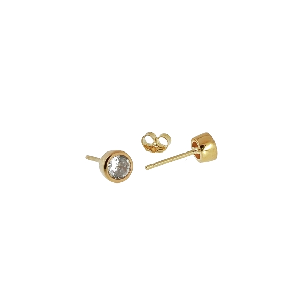 PENDIENTE UNISEX PLATA 1ª LEY CHAPADA  6