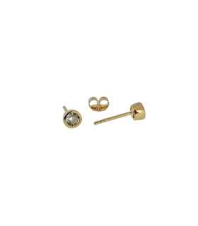 PENDIENTE UNISEX PLATA 1ª LEY CHAPADA  4