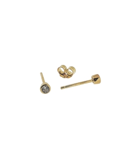 PENDIENTE UNISEX PLATA 1ª LEY CHAPADA 3