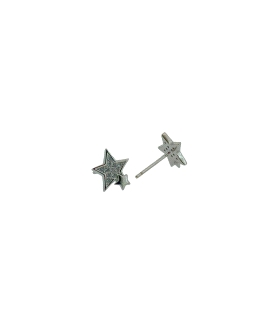 PENDIENTES ESTRELLA JUVENIL PLATA 1ª LEY