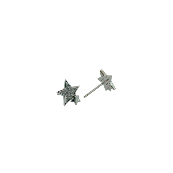 PENDIENTES ESTRELLA JUVENIL PLATA 1ª LEY
