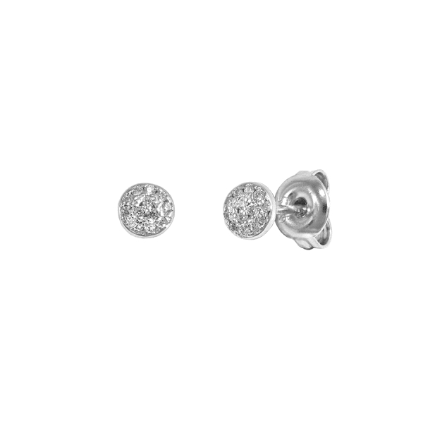 PENDIENTE UNISEX PLATA PRIMERA LEY 5 MM