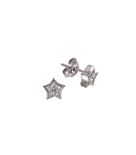 PENDIENTES JUVENILES PLATA PRIMERA LEY