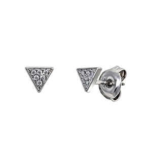PENDIENTE PLATA 1ªLEY TRIANGULO 5 MM ZIR