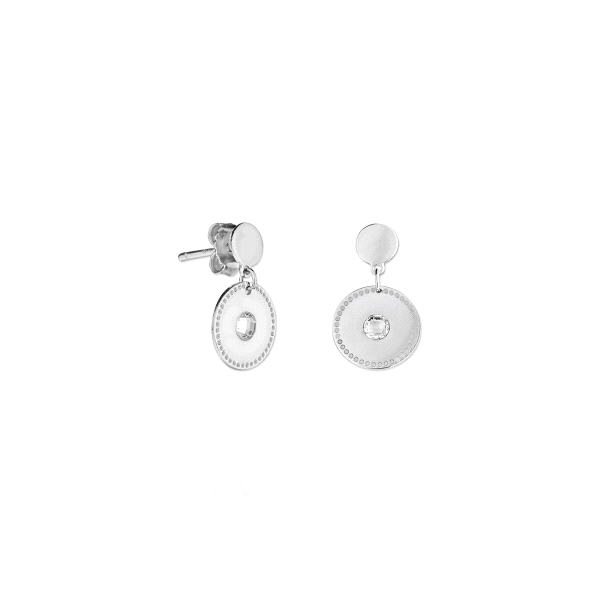 PENDIENTE PRESION ZIRCONITA PLATA 1ª LEY