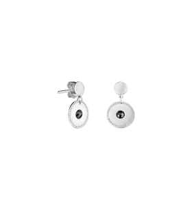 PENDIENTE PRESION ZIRCONITA PLATA 1ª LEY