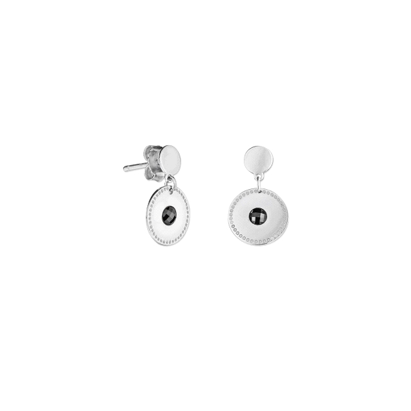 PENDIENTE PRESION ZIRCONITA PLATA 1ª LEY