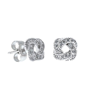 PENDIENTE PRESION ZIRCONIT PLATA 925 MIL.