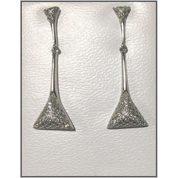 PENDIENTE PRESION ZIRCONIT PLATA 925 MIL.