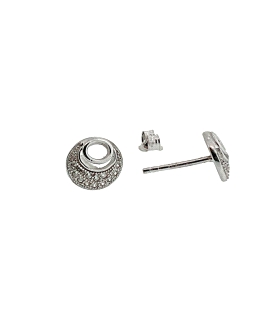 PENDIENTE MUJER PLATA 925 MIL. 8 X 9 MM