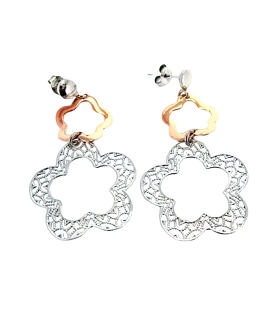 PENDIENTE LARGOS MUJER PLATA 1º  LEY