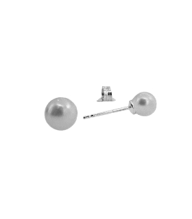 PENDIENTE PERLAS NATURALES PLATA 1ª LEY