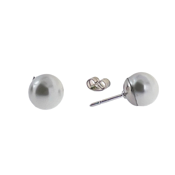 PENDIENTE PERLAS NATURALES PLATA 1ª LEY