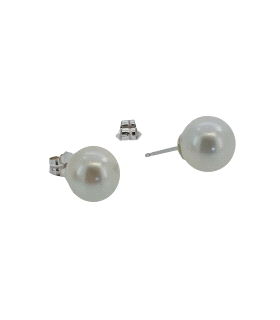 PENDIENTES ROSA PACIFICO PLATA 1ª LEY 12