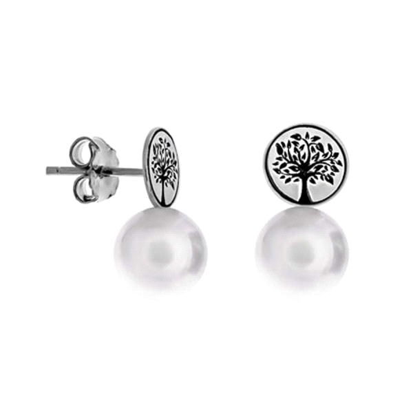 PENDIENTE ARBOL VIDA PLATA 925 MIL.