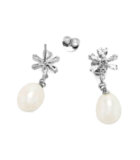 PEND.PRESION PERLA ZIR. PLATA 925 MIL.