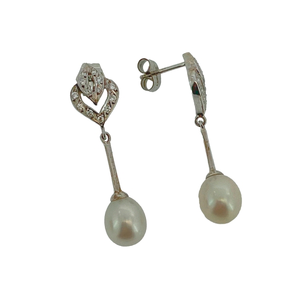 PENDIENTES CLASICOS BODAS PLATA 1ª LEY