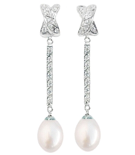 PEND.PRESION PERLA NT.17 ZIR. PLATA 925 MIL.