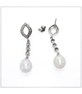 PEND.PRESION PERLA NT.15 ZIR. PLATA 925 MIL.