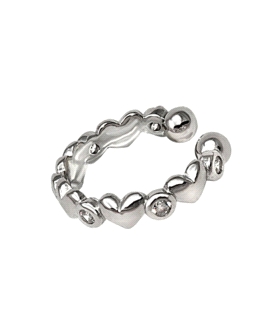 PENDIENTE EAR CUFF PLATA 1ª LEYN3 X 14 M