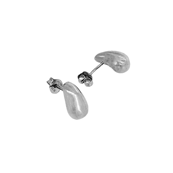 PENDIENTE GOTA DE AGUA BRILLO PLATA 1ª L